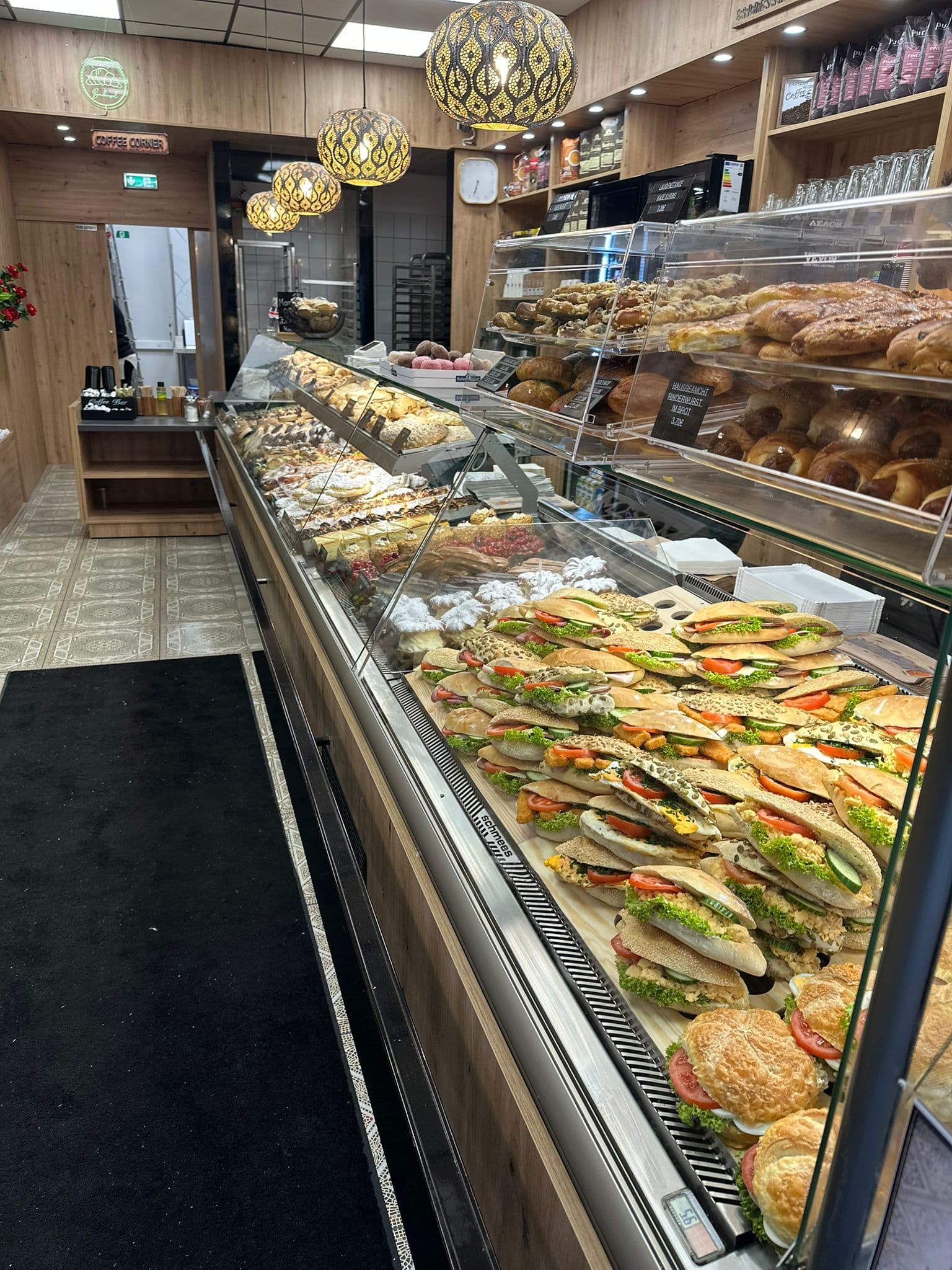 Premium artisan bakery interior in Berlin